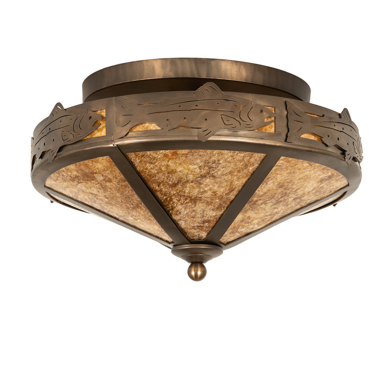 Rainbow Trout 2 - Light Flush Mount