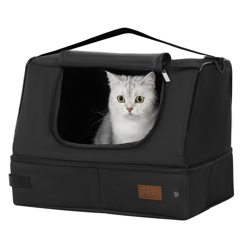 Litter Boxes For Pets,Portable Travel Cat Litter Box,Cat Travel Essentials for Kitty