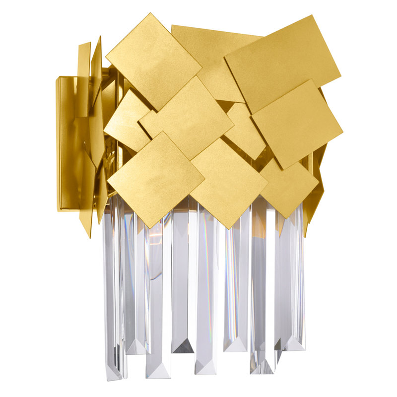 Steel Corner Wall Light