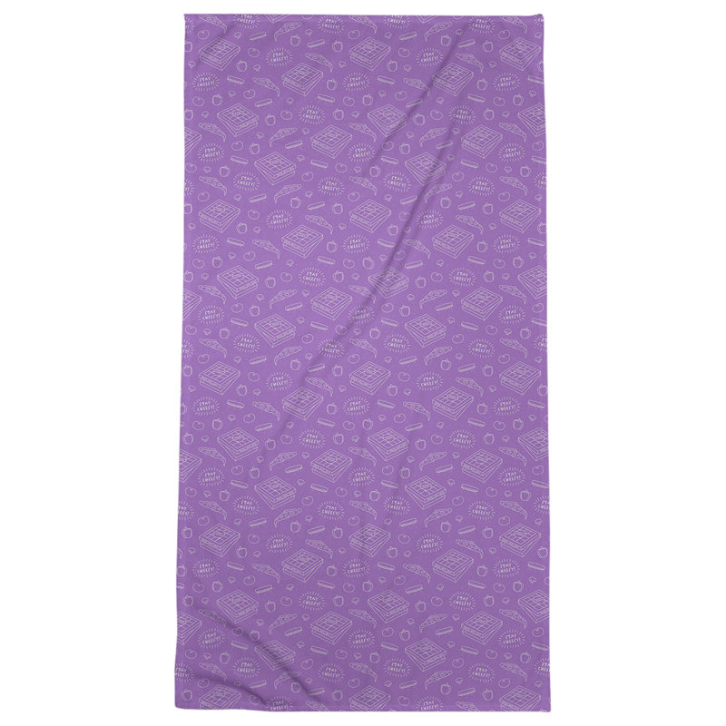 Katelyn Elizabeth Cotton Blend Bath Towel, Violet