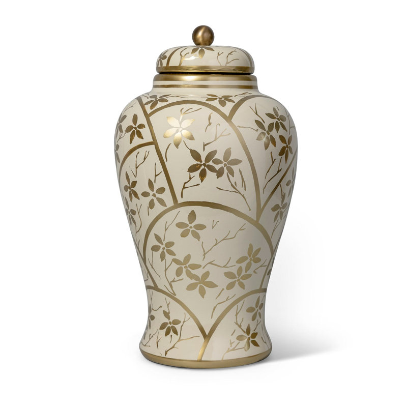 Pot à tonnelle doré