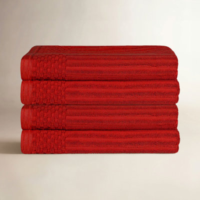 Ribbed Cotton Absorbent Heavyweight Bath Towel