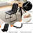 Costner 7 Piece Retangular Dining Set, Oak Finish Table And Upholstered Chairs-126696967-126696966