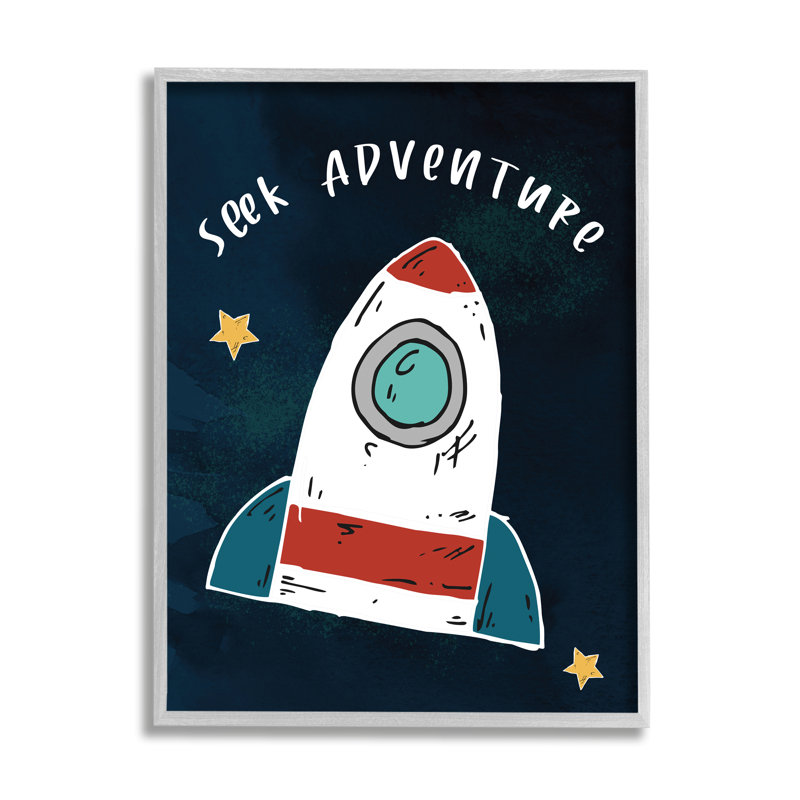 Seek Adventure citation inspirante, H 20 po x l 16 po, Estampe numérique Farmhouse