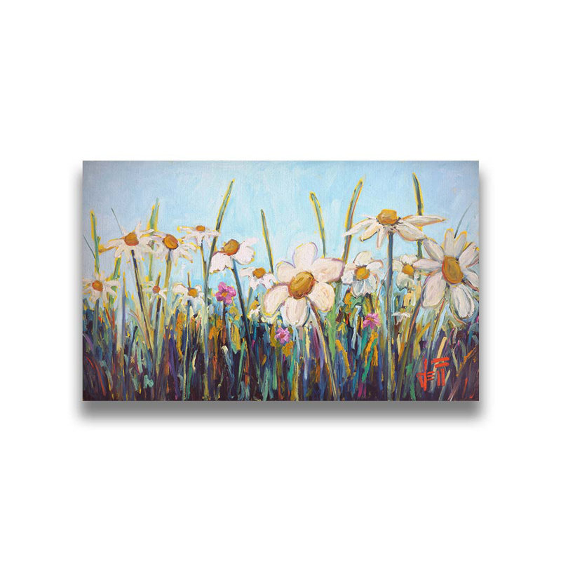 "Daisy Do" par Jeff Boutin sur, Non, H 24 po x l 36 po, Sans cadre en métal