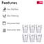 200ml Pint Glass Set