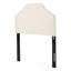 Tête de lit tapissier capitonnée, tête de lit en bois massif avec pieds en métal durable, tête de lit à hauteur réglable avec garniture cloutée, tête de lit en tissu-110856460-110856462