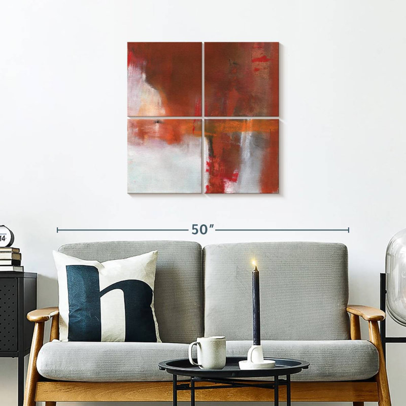 Crimson, 26" H x 26" W