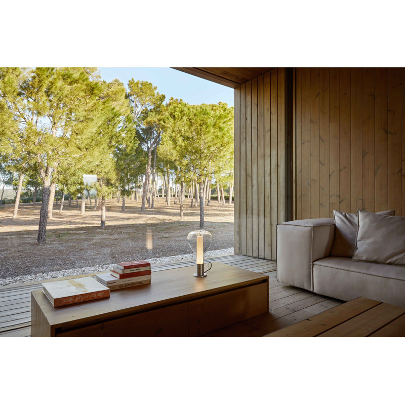 Lampe de table Eris par Mayice Studio, Aluminium, Blanc Ivoire