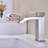 Waterfall Spout Classic Bathroom Sink Single Handle Faucet With Pop-Up Drain (With Overflow)