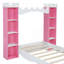 Lit plateforme simple tapissier avec rangement et tiroirs-79535903