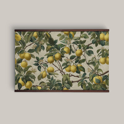 Très grande tapisserie d'art murale - Citrons