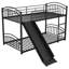 Metal Bunk Bed With Slide,Kids House Bed-39597326