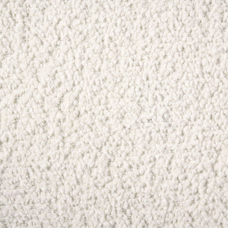 Causeuse Stewart confortable, Tissu blanc