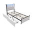 Upholstered Velvet Bed-379482089