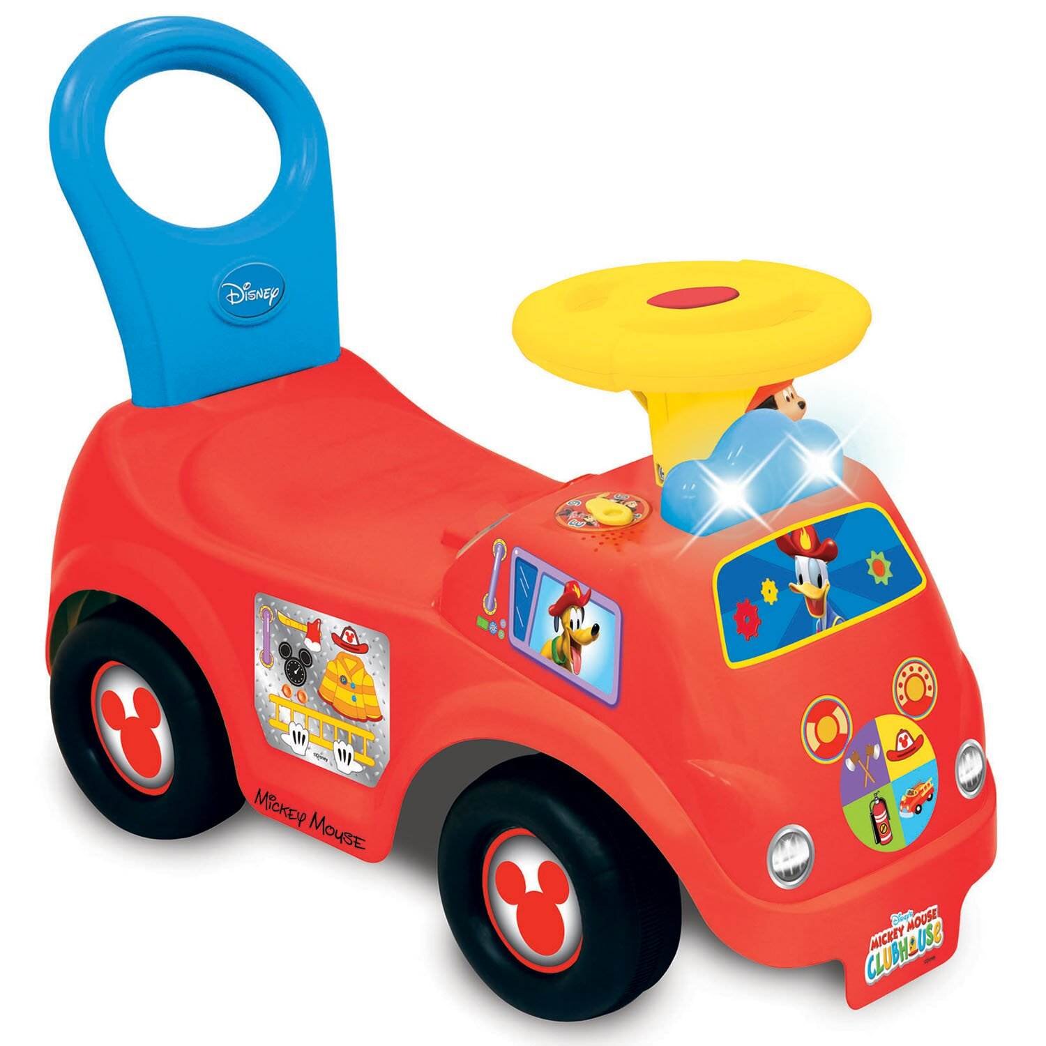 Kiddieland 1 Seater Mickey Mouse Clubhouse Car And Truck Push/Pull Ride ...