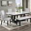 Banc de salle à manger rembourré 1pc