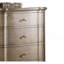 Commode antique à finition taupe