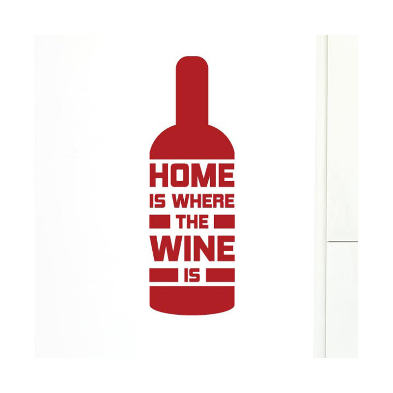 Wall Decal, Dark Red, Medium