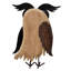 Rustic Owl Decorations for Home Decorative Wood Owl Figurine Statues Night Owl