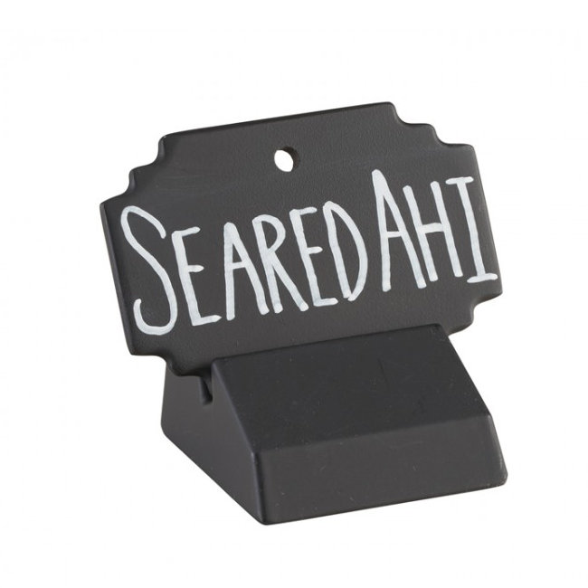3 x 2 Melamine Sign Write On, Black