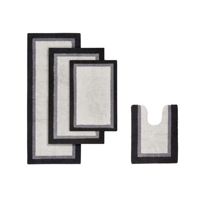Skid Resistant Cotton Tufted Bath Rug