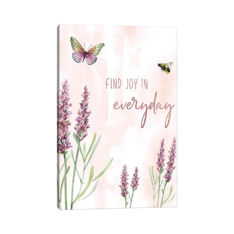 Find Joy 1 Piece Wrapped Canvas Painting, 101.6 cm H x 66.04 cm W x 3.175 cm D