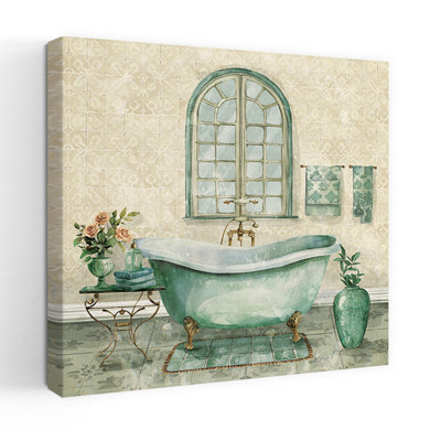 Vintage Bliss Bath Set 1 Elegant Contemporary Wall Art