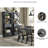 Tyler Creek 75" Display Cabinet With Drawers, Gray Black