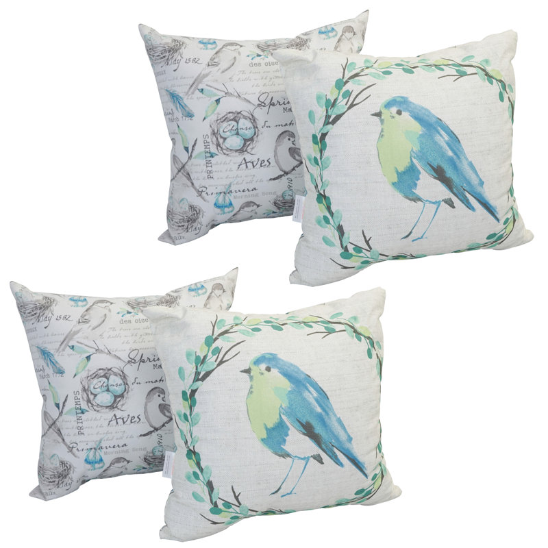 Outdoor Reversible Throw Pillow