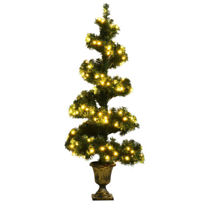 48' Lighted Pine Christmas Tree