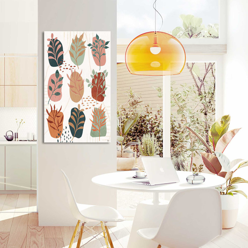«Abstract Blossom IX» par Véronique Charron - impression, Toile tendue, H 30 po x l 18 po x P 1 po