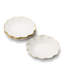 Scalloped 6.9" Bone China Appetizer Plate