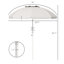 Parasol de plage portatif Outsunny-637868700