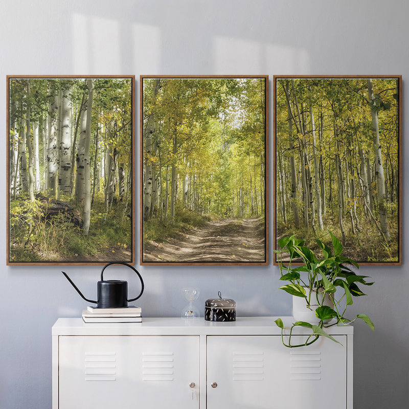 3 pièces Aspen Drive, Noyer, H 40 po x l 78 po x P 2 po