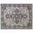 Hand-Knotted Grey Wool Area Rug 8' x 10' ft– Traditional Medallion Design with Ornate Border