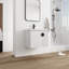 Meuble-lavabo simple 24,14 po avec plateau en céramique Dalven-277283620