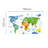 Geography Non-Wall Damaging Wall Decal