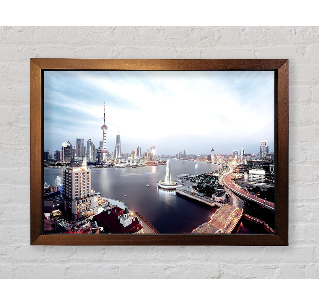 Skyline von Shanghai - Druck