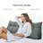 Sit-up Back Comfort Corduroy Bed Headboard Wedge Reading Pillow Triangular Backrest Compression-99222259-99222253
