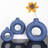 Elsia 3 Piece Handmade Ceramic Table Vase-1942478275
