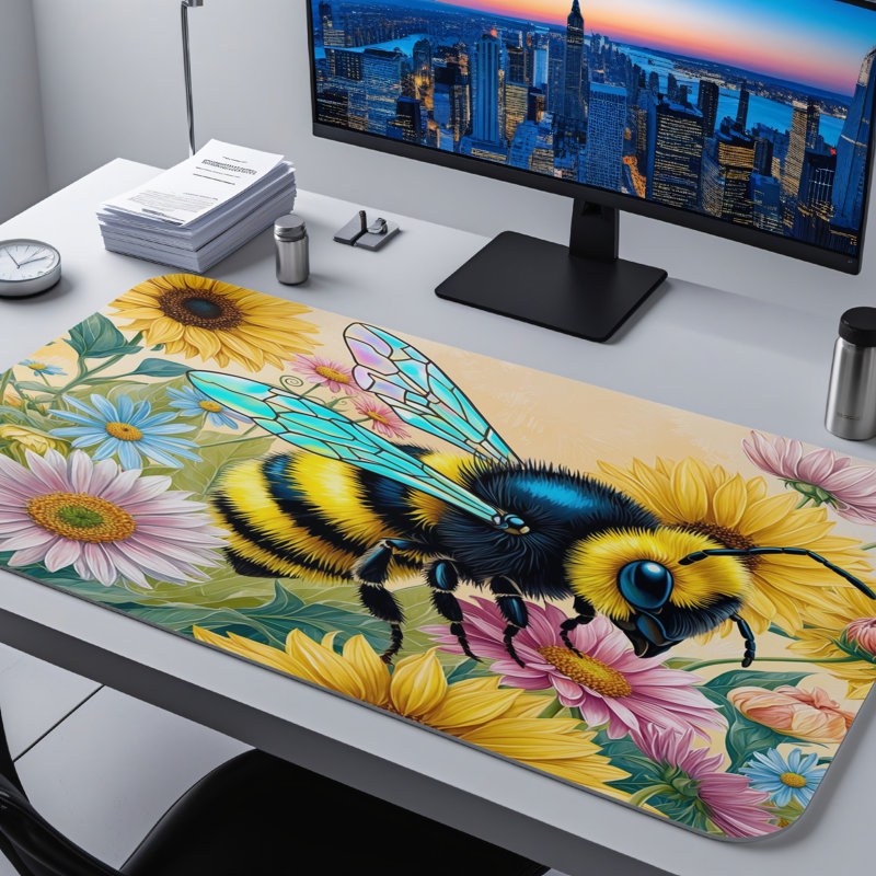 Polyester Desk Pad, 31.5x15.5