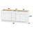 90'' Double Bathroom Vanity Base Only-96631489