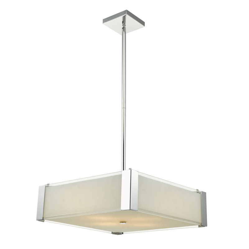 Lustre carrée 4 lumières urban