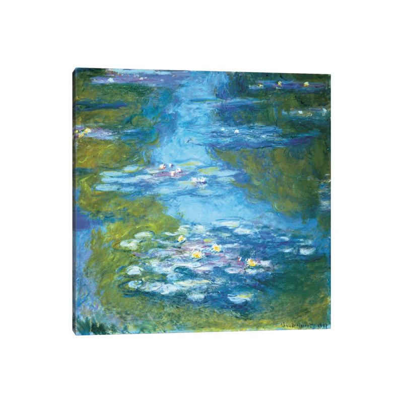 NymphÃ©as II by Claude Monet - Wrapped Canvas Painting, 93.98 cm H x 93.98 cm W x 1.91 cm D