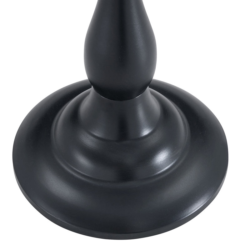 Petite table d'appoint en métal, Grey, Black