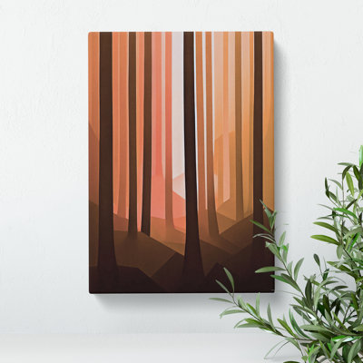 Autumnal Forest No.5 - Wrapped Canvas