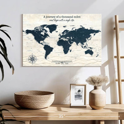 A Journey I Push Pin World Amrico