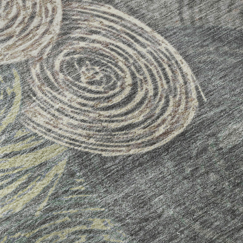 Premium Machine Washable Mayfield AMF2267 Geometric Rug, 10' x 14', Brown