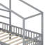 Lit plateforme House avec trois tiroirs de rangement-413176520